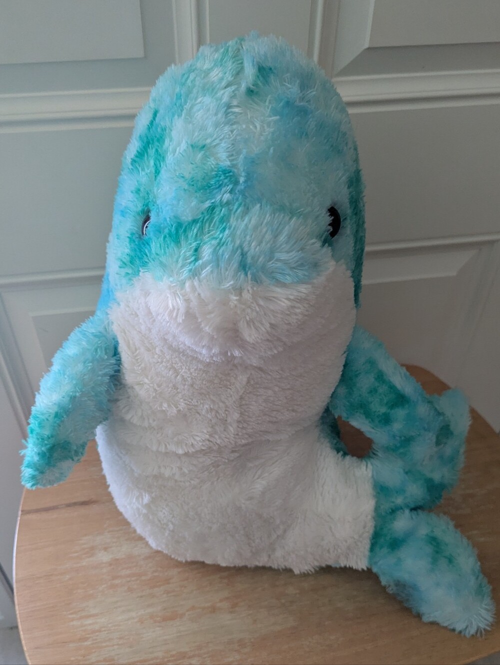 Aurora Hugster Speckles Dolphin 19" Vertical Sitter Plush Stuffed Animal - Picture 1 of 4